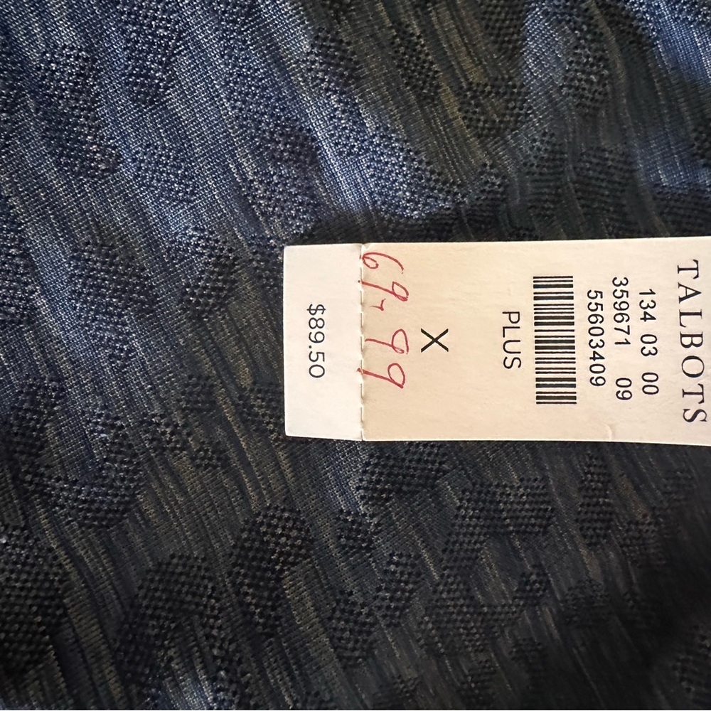 Talbots Blue Leggings with High Waist and Seamless Design, X - Picture 8 of 9